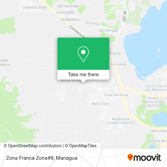 Mapa de Zona Franca Zona#8