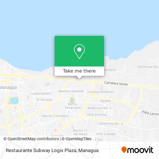 Restaurante Subway Logix Plaza map