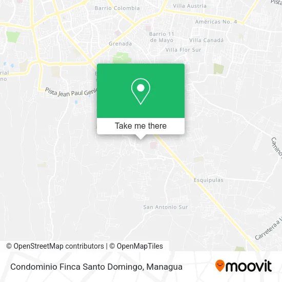 Mapa de Condominio Finca Santo Domingo
