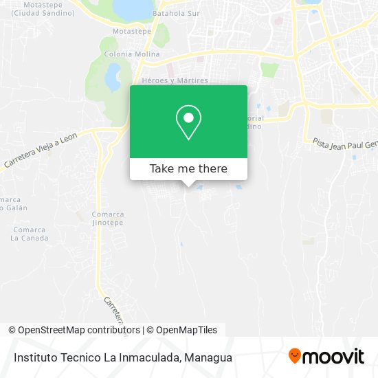 Instituto Tecnico La Inmaculada map