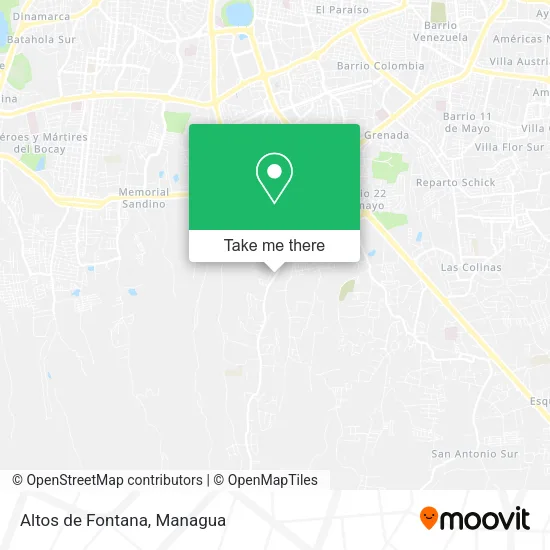 Altos de Fontana map