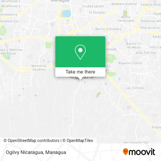 Mapa de Ogilvy Nicaragua