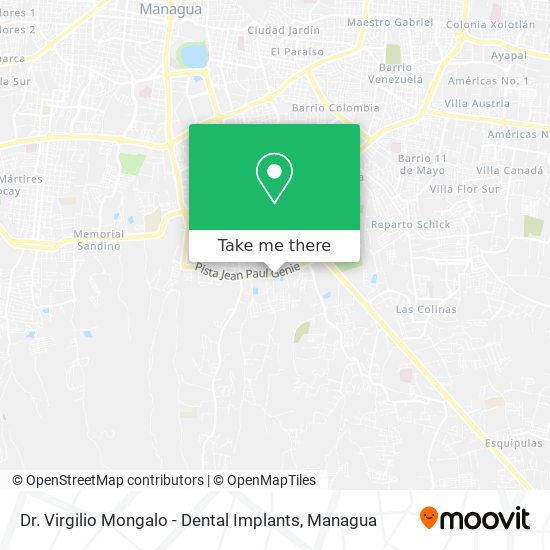 Dr. Virgilio Mongalo - Dental Implants map