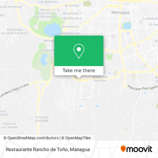 Restaurante Rancho de Toño map