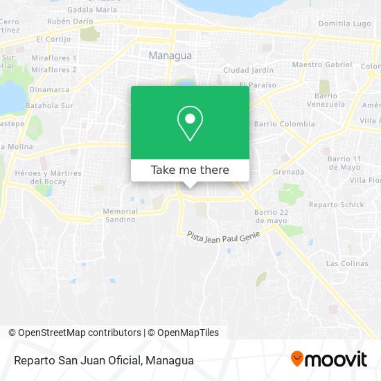 Reparto San Juan Oficial map