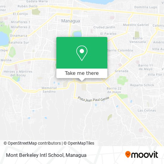 Mont Berkeley Intl School map