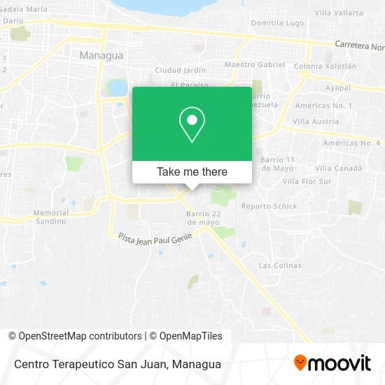 Centro Terapeutico San Juan map