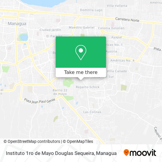 Instituto 1ro de Mayo Douglas Sequeira map