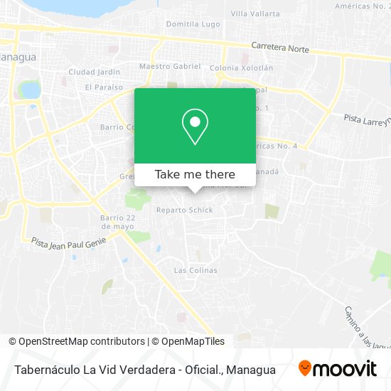 Tabernáculo La Vid Verdadera - Oficial. map