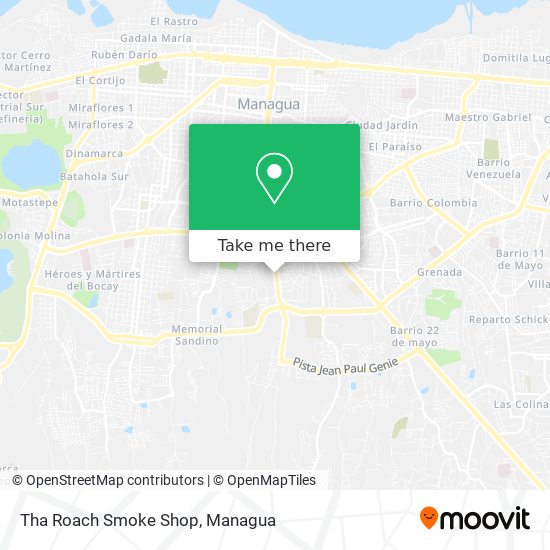 Tha Roach Smoke Shop map