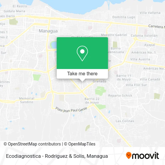 Mapa de Ecodiagnostica - Rodriguez & Solis