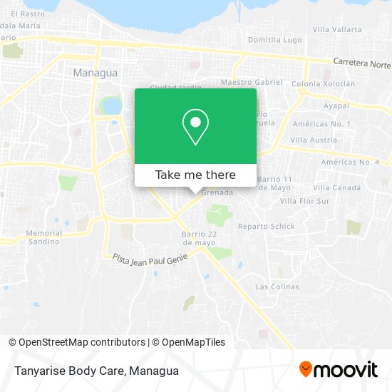 Tanyarise Body Care map