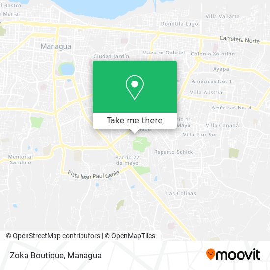 Zoka Boutique map