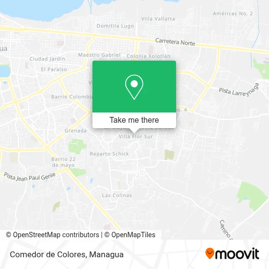 Comedor de Colores map