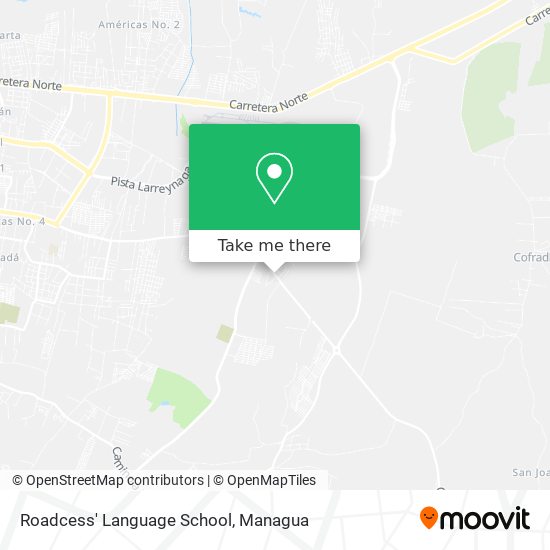 Mapa de Roadcess' Language School