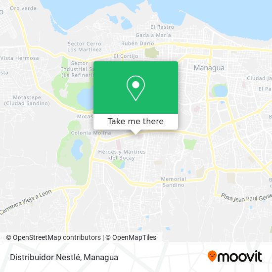 Mapa de Distribuidor Nestlé