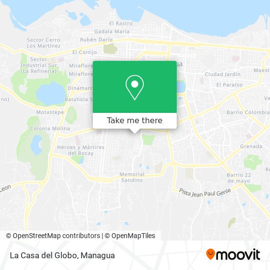 La Casa del Globo map