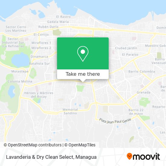 Lavanderia & Dry Clean Select map