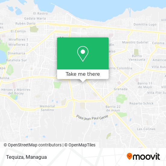 Tequiza map