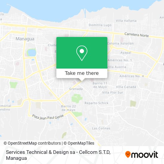 Services Technical & Design sa - Cellcom S.T.D map