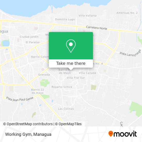 Working Gym map