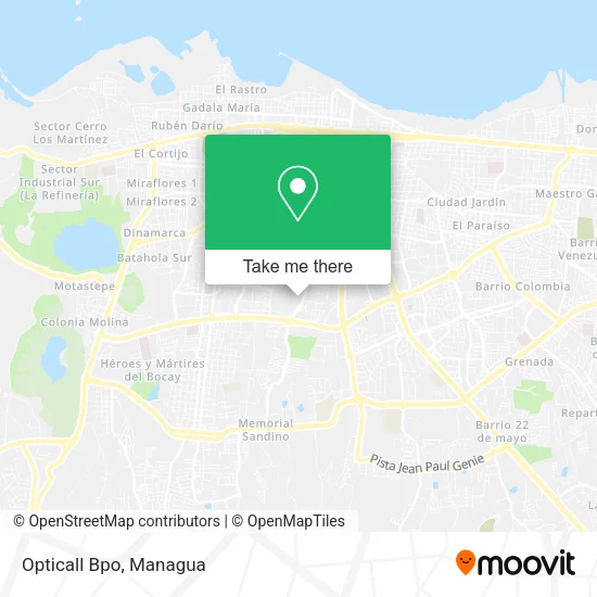 Opticall Bpo map