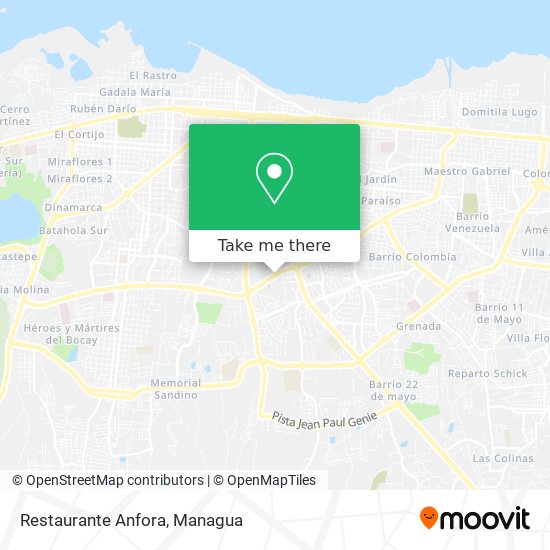Restaurante Anfora map