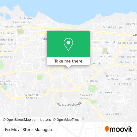 Fix Movil Store map