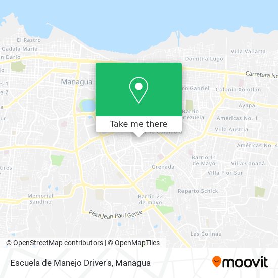 Escuela de Manejo Driver's map