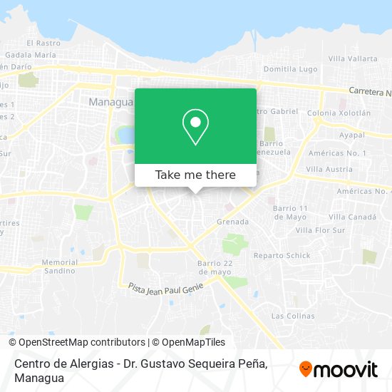 Centro de Alergias - Dr. Gustavo Sequeira Peña map