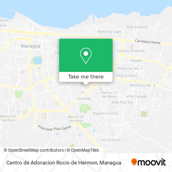 Centro de Adoracion Rocio de Hermon map