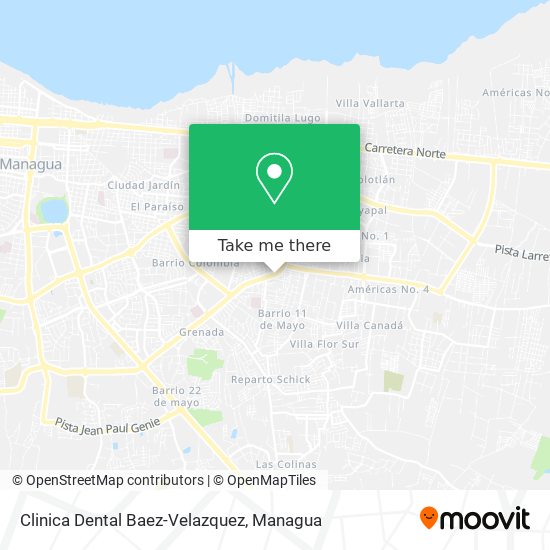 Clinica Dental Baez-Velazquez map