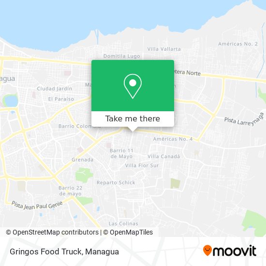 Gringos Food Truck map