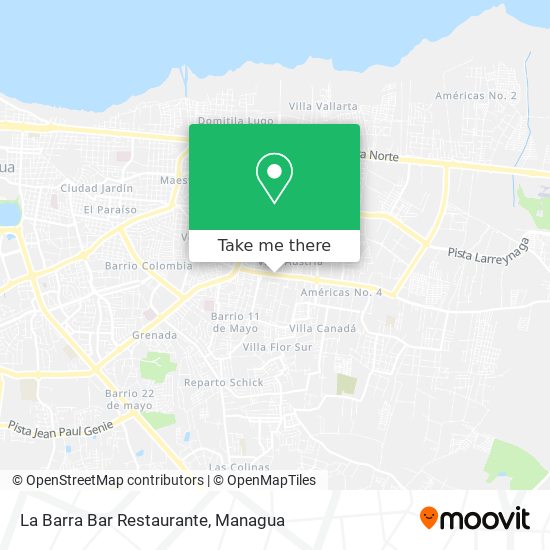 La Barra Bar Restaurante map