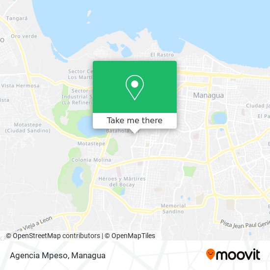 Agencia Mpeso map