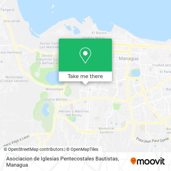 Mapa de Asociacion de Iglesias Pentecostales Bautistas