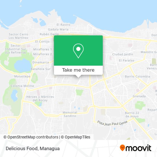 Delicious Food map