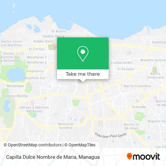 Capilla Dulce Nombre de Maria map