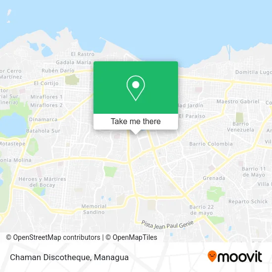 Chaman Discotheque map