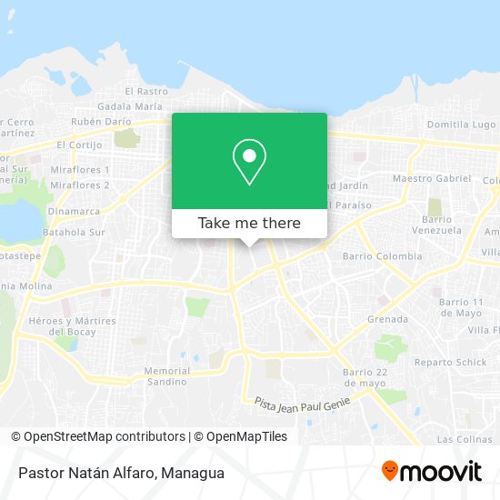 Mapa de Pastor Natán Alfaro