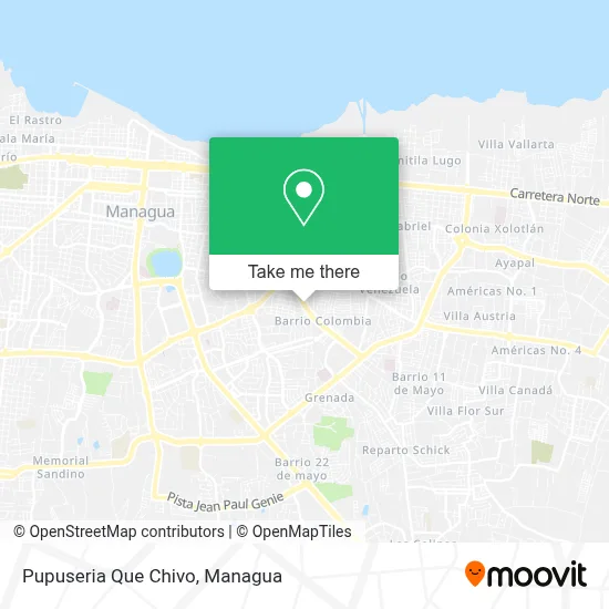 Pupuseria Que Chivo map