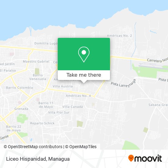 Mapa de Liceo Hispanidad