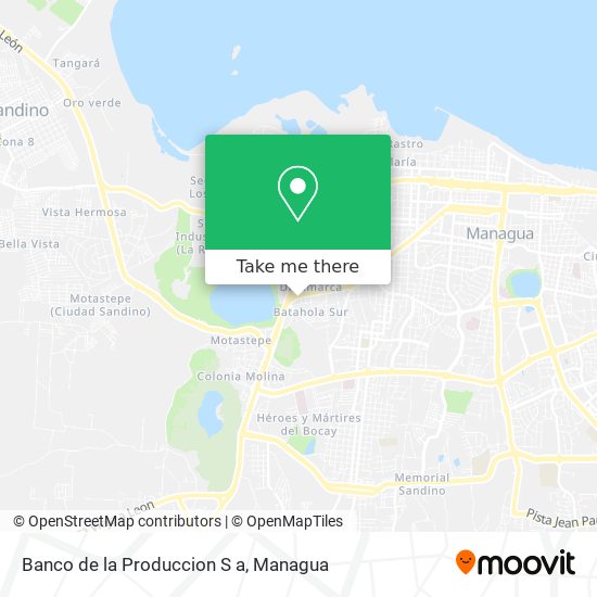 Banco de la Produccion S a map