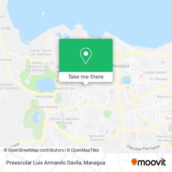 Preescolar Luis Armando Davila map