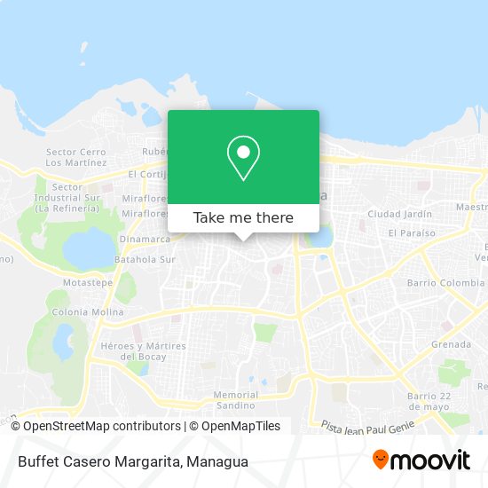 Buffet Casero Margarita map