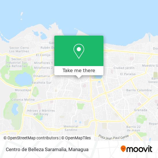 Centro de Belleza Saramalia map