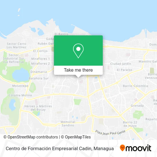 Centro de Formación Empresarial Cadin map