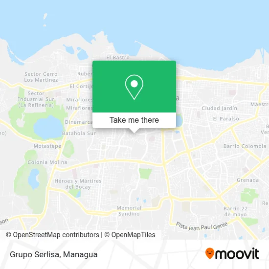 Mapa de Grupo Serlisa