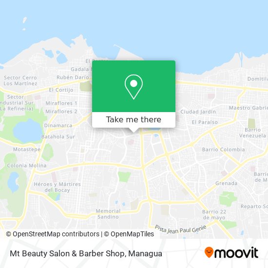 Mt Beauty Salon & Barber Shop map