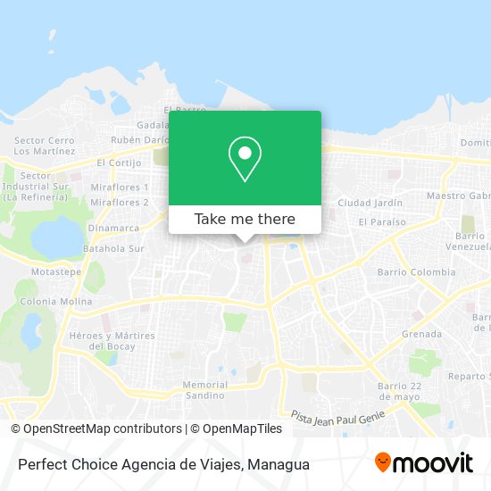 Perfect Choice Agencia de Viajes map